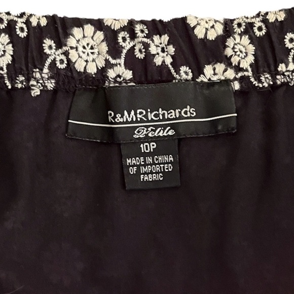 R&M Richards Floral Embroidered A-Line Midi Dress - Picture 6 of 17